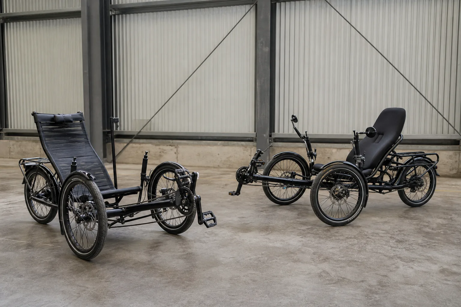Delta and tadpole trikes, and which one holds a line on a crowned road